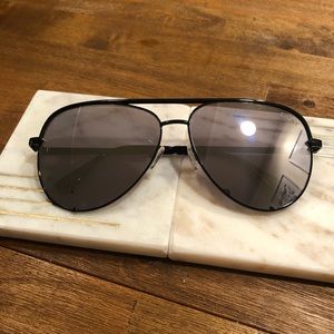 QUAY X Desi Perkins High Key Aviator Sunglasses